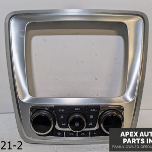 OEM 2013-2016 GMC Acadia 3.6L Center Dash Radio AC Heat Climate Bezel Trim