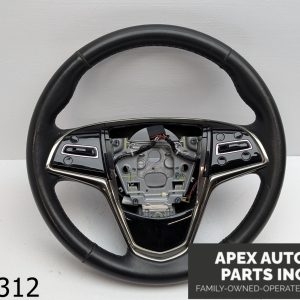 OEM 2013 Cadillac ATS 2.0L  Black Leather Heated Steering Wheel