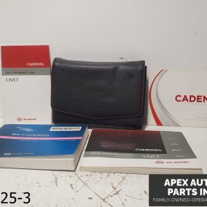 OEM 2014-2016 KIA Cadenza 3.3L Owners Manual W Case And Navigation