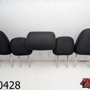 OEM 2014 Jeep Cherokee 2.4L Complete Headrest Set of 5 Cloth Black