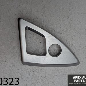 OEM 2016 BMW 528i xDrive 2.0L Center Console Armrest Lock Trim Chrome Panel