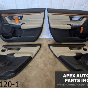 OEM 2017 Honda CR-V CRV 2.4L FRONT REAR INTERIOR DOOR TRIM PANEL 4 PC SET
