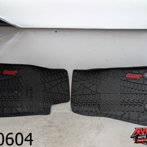OEM 2017 Jeep Wrangler JK 3.6L Front Floor Mats Driver Passenger