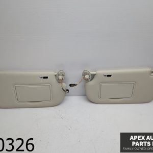 OEM 2019 Ford Escape 2.0L ROOF SUN VISOR SHADE LEFT & RIGHT PAIR SET DRIVER PASS