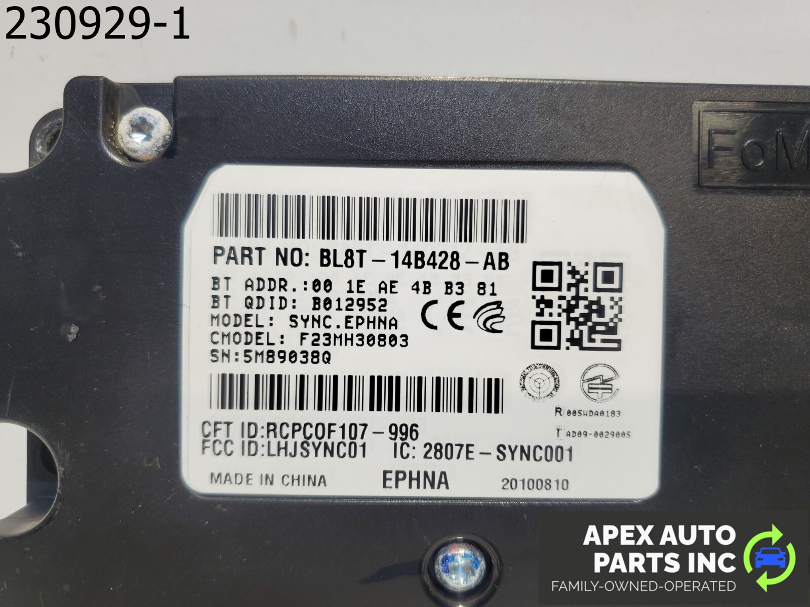 09-12 Ford Escape Mariner Module, Communication Control Unit CL8T -14B428 -AB - Image 5