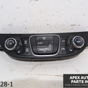 Heater A/C Climate Control Module Panel