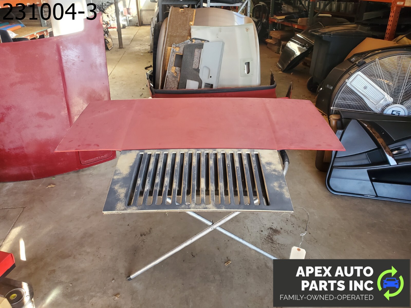 *LOCAL PICKUP* 1984 Pontiac Fiero ORIGINAL REAR DECK LID TRUNK HATCH ENGINE - Image 3