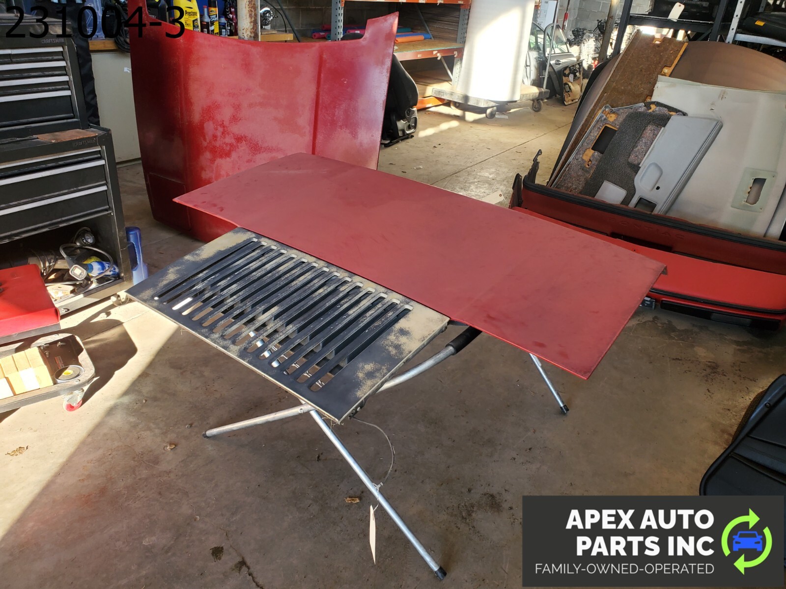 *LOCAL PICKUP* 1984 Pontiac Fiero ORIGINAL REAR DECK LID TRUNK HATCH ENGINE - Image 4