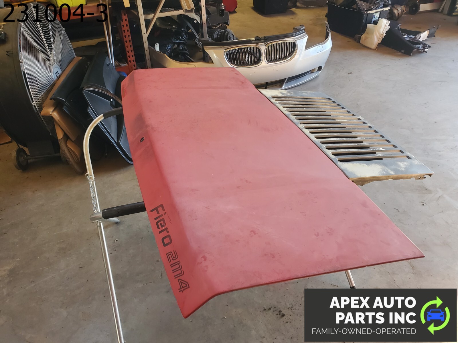 *LOCAL PICKUP* 1984 Pontiac Fiero ORIGINAL REAR DECK LID TRUNK HATCH ENGINE - Image 6