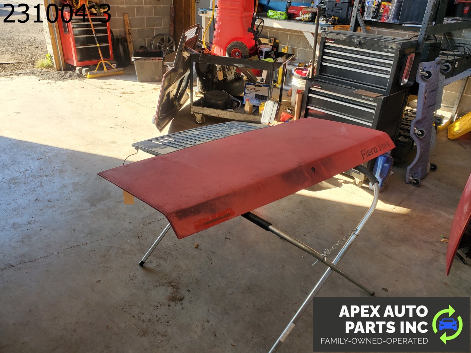 *LOCAL PICKUP* 1984 Pontiac Fiero ORIGINAL REAR DECK LID TRUNK HATCH ENGINE - Image 7