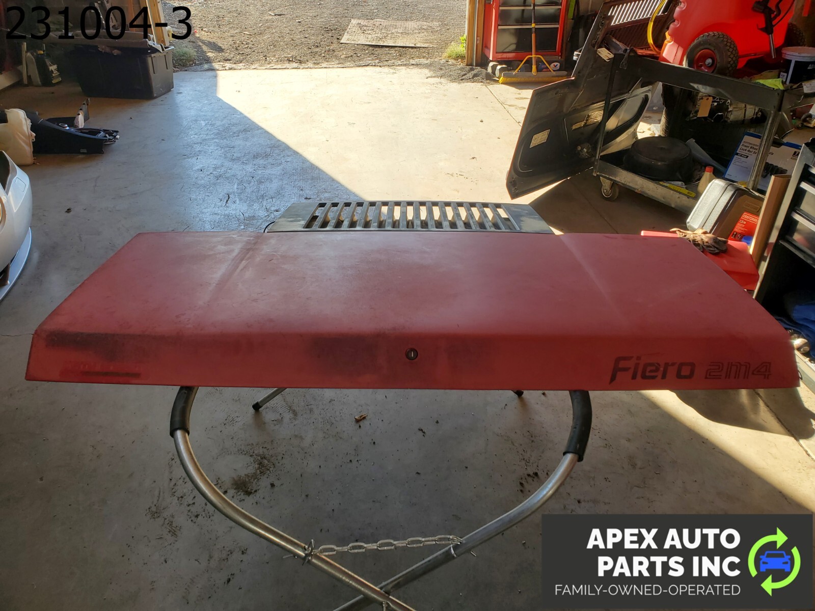 *LOCAL PICKUP* 1984 Pontiac Fiero ORIGINAL REAR DECK LID TRUNK HATCH ENGINE