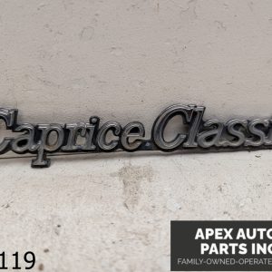 OEM 1978 Chevrolet Caprice 4.1L Classic Rear Emblem Badge Logo Nameplate