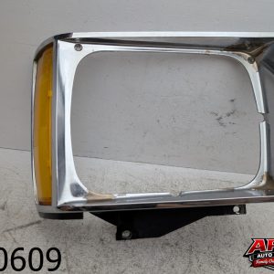 OEM 1985 Chevrolet Blazer 2.8L LH Headlight Trim Bezel with Marker Light