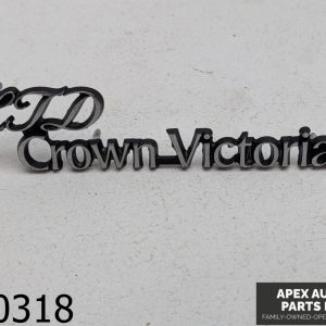 OEM 1985 Ford Crown Victoria 5.0L LTD SIDE FENDER VINTAGE EMBLEM