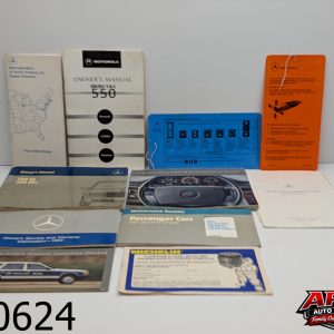 OEM 1989 Mercedes 300SEL 3.0L Owners Manual w/ Inserts Case Supplement Book