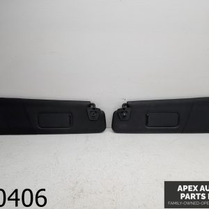 OEM 1998 Mercedes SLK230 2.3L Pair Left Right Sun Visor Black
