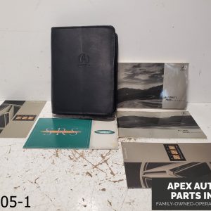OEM 1999-2001 Acura TL 3.2L Leather Case Owner Manual Operators User Guide