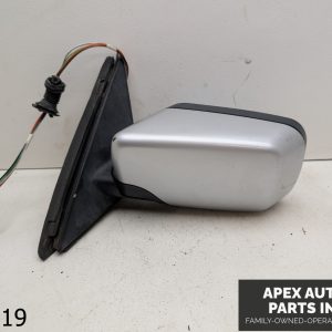 OEM 2002-2003 BMW 530i 3.0L Left Outside Side Mirror Arctic Silver Memory