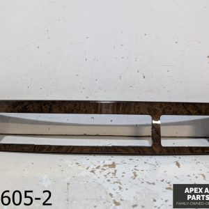 OEM 2002-2005 BMW 745I 4.4L WOOD PANEL TRIM RADIO COVER