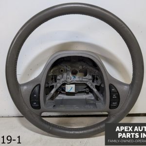 OEM 2003 - 2004 LINCOLN TOWN CAR GREY STONE LEATHER STEERING WHEEL