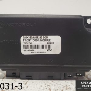 OEM 2003-2007 Cadillac CTS 3.6L Front Right Door Lock Control Module 15251258