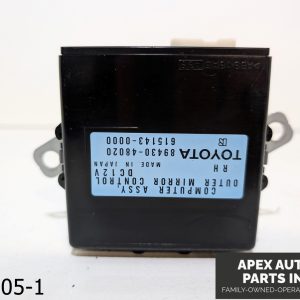 OEM 2004-2007 Lexus RX330 3.3L FRONT RIGHT MIRROR CONTROL MODULE
