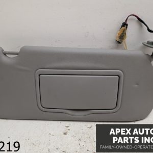 OEM 2004 Cadillac SRX 4.6L Passenger Sun Visor Without Illumination