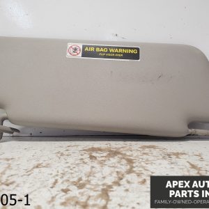 OEM 2005-2007 Mercedes C240 2.6L Front Left Driver Side Sunvisor Sun Visor Gray