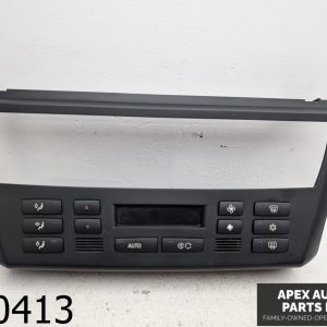 OEM 2005 BMW X3 3.0L Automatic Climate Control Interface Panel Black
