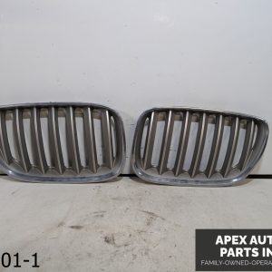 OEM 2005 BMW X5 4.4L FRONT LEFT & RIGHT SIDE UPPER BUMPER GRILLE