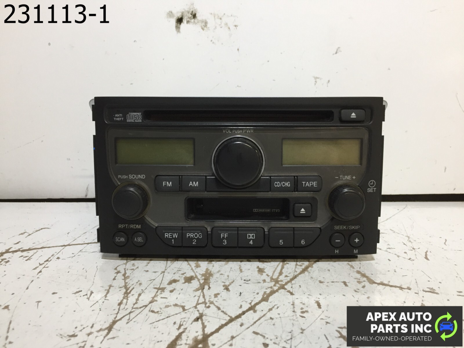 OEM 2005 Honda Pilot Radio Cd Cassette Player 39100-S9V-A120