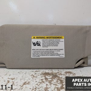 OEM 2007-2010 Ford Edge 3.5L Passenger Right Sun Visor With Illumination