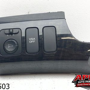 OEM 2007 Acura MDX 3.5L Driver Side Mirror Switch Dash Trim Wood Grain