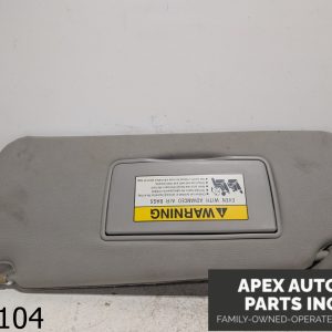 OEM 2007 Acura MDX 3.7L Driver Left Sun Visor Illuminated