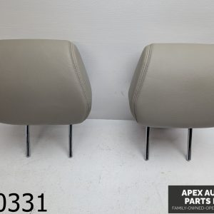 OEM 2007 Acura TL 3.2L FRONT Head Rest TAN Beige LEATHER set of 2