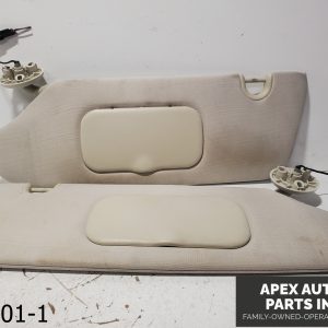 OEM 2008-2016 Chrysler Town & Country 2.4L Sun Visors Homelink Lighted Pair