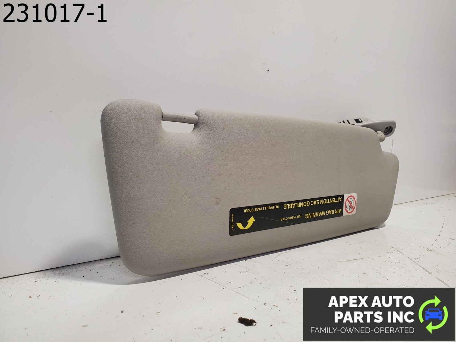 OEM 2008 Audi A4 Left Dual Mirror Concave Sun Visor Grey - Image 8