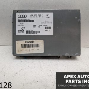 OEM 2008 Audi Q7 3.6L SIRIUS SATELLITE RADIO RECEIVER MODULE