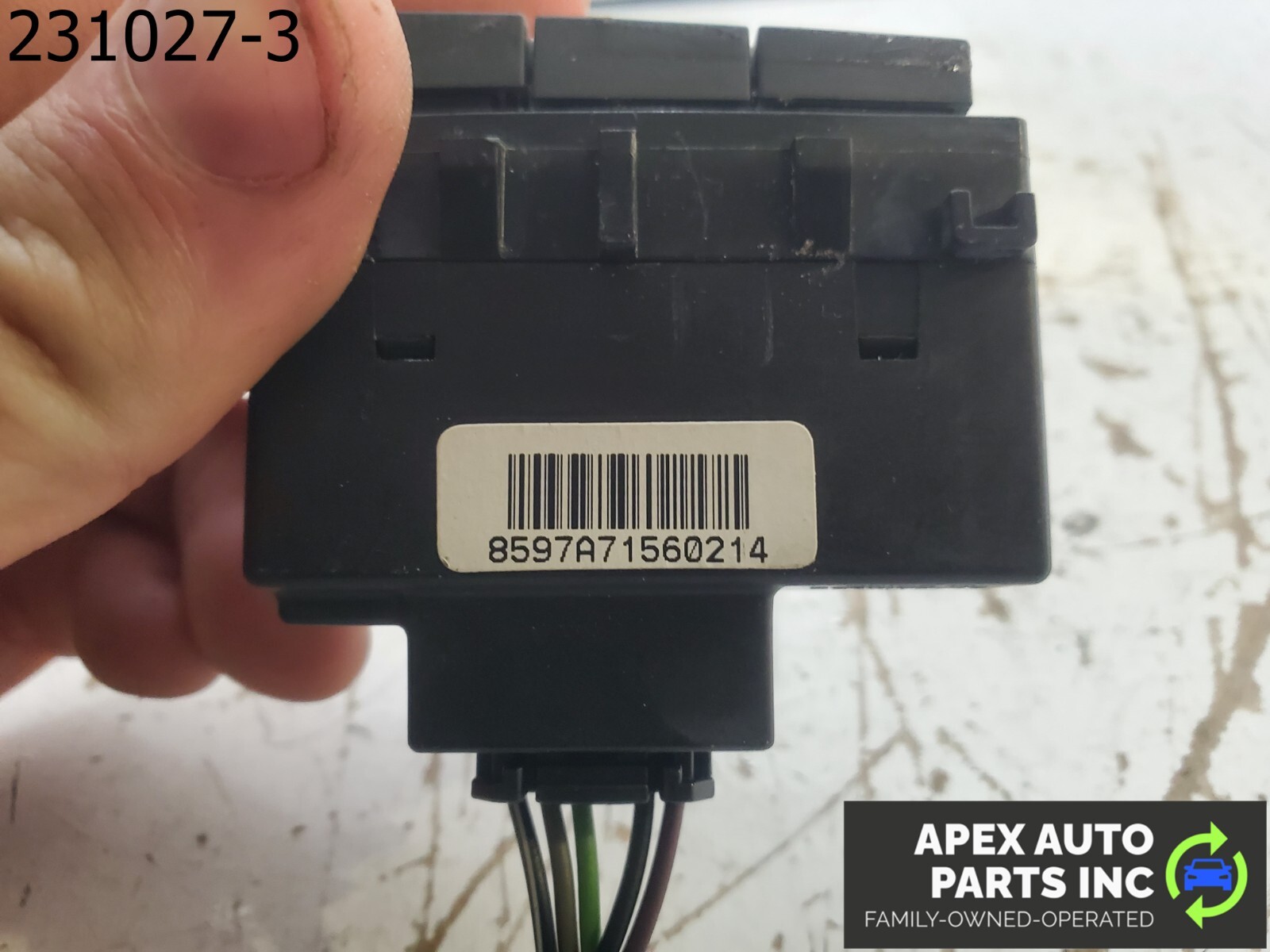 OEM 2008 Suzuki XL7 Dashboard Switch Wipers Washer Buttons Black - Image 8