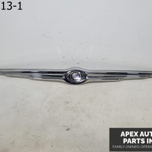 OEM 2009 Chrysler Town & Country 3.8L Front Hood Molding Emblem w/ Housing