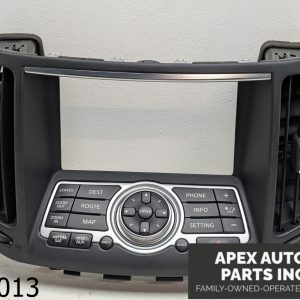 OEM 2009 Infiniti G37 G37x CENTER DASH RADIO NAVIGATION TRIM BEZEL AC A/C VENT