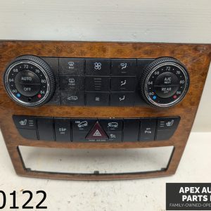 OEM 2009 Mercedes ML350 3.5L Front A/C Heater Climate Control Switch