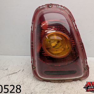 OEM 2009 Mini Cooper S 1.6L Left Rear Tail Light Amber Lens