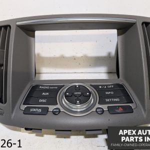 OEM 2010-2013 Infiniti G37 front center console dash radio control air vent trim