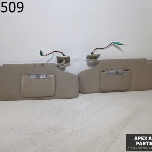 OEM 2010 Ford Edge 3.5L SUNVISORS SUN VISORS LEFT & RIGHT SET PAIR HOMELINK