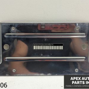 OEM 2010 Mercedes C300 3.0L rear trunk cover license plate bracket