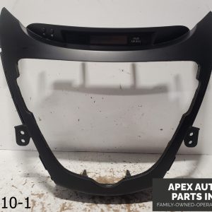 OEM 2011-2013 Hyundai Elantra 1.8L Radio Clock Screen Bezel Trim