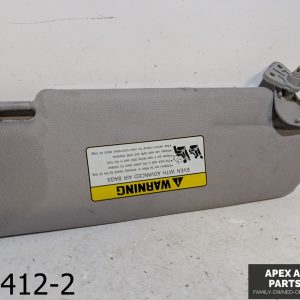 OEM 2011-2013 Hyundai Sonata 2.4L Driver Left Side Sun Visor Gray