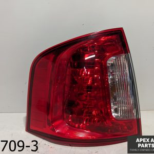 OEM 2011-2014 Ford Edge 3.5L Driver Left Tail Light Clear Red Lens