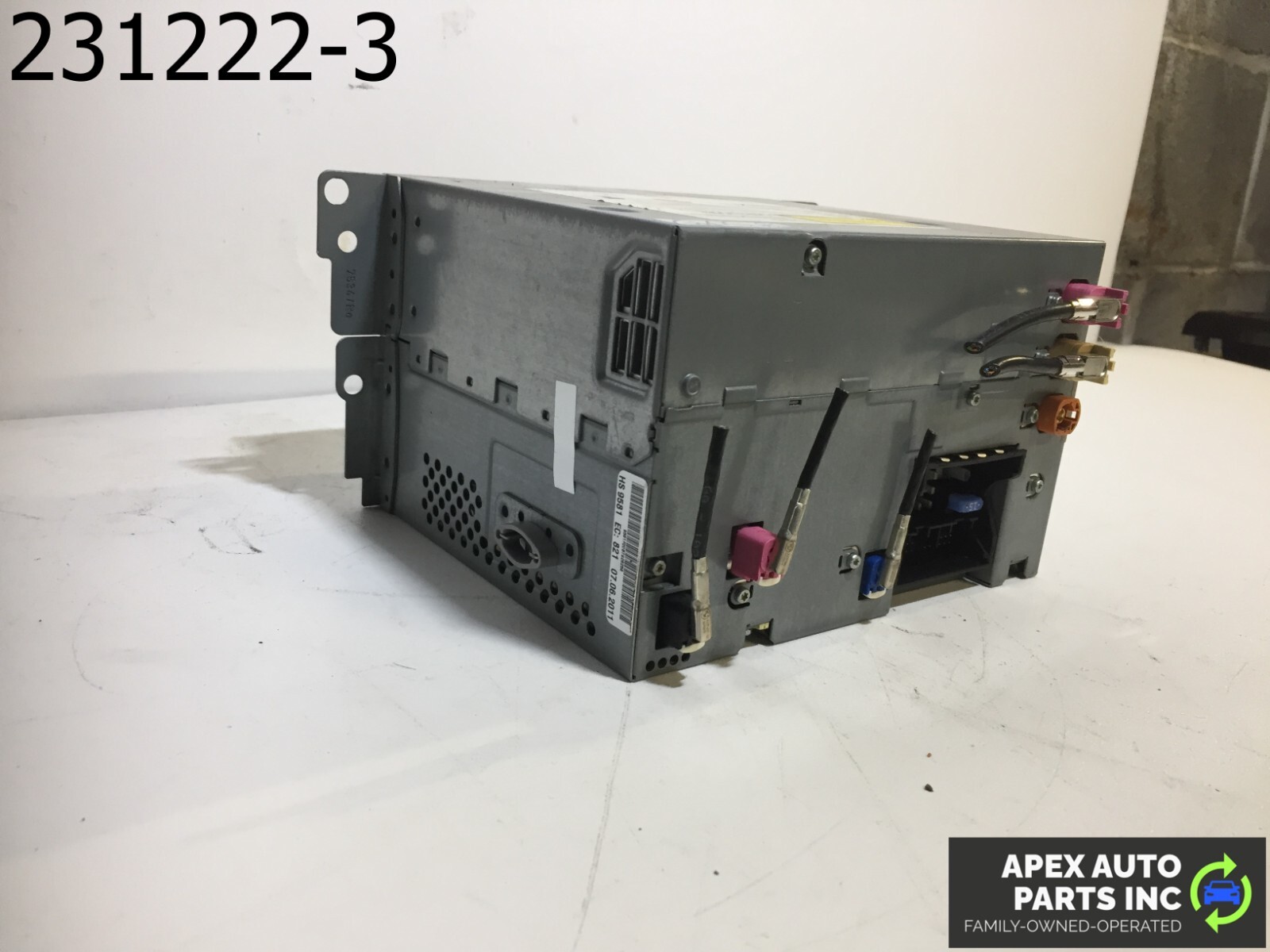 OEM 2011 BMW 550i AM FM Radio Player Navigation Head Unit 1356 - Image 6